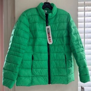 32 Degrees Vibrant Green (NWT) Puffer Jacket